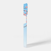 Japanisch Lucky Cat, Calico Maneki Neko iPhone Hülle (Rechte Seite)