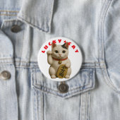 Japanisch Lucky Cat Charm Button (Beispiel)