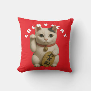 Japanisch Lucky Cat Charm Kissen
