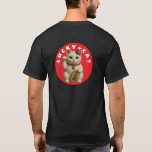 Japanisch Lucky Cat Charm T-Shirt