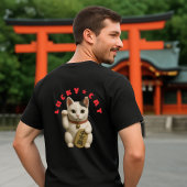 Japanisch Lucky Cat Charm T-Shirt