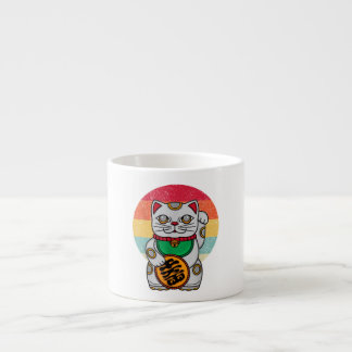 Japanisch Lucky Cat Maneki Neko Kawaii Koban Feng Espressotasse
