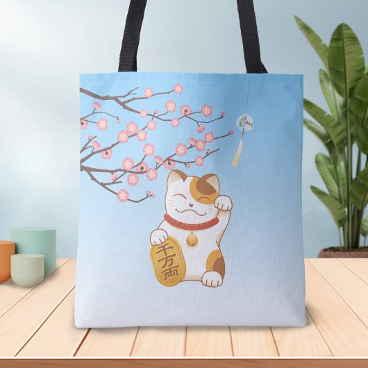 Japanisch Lucky Cat, ManekiNeko Tasche