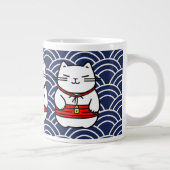 Japanisch Lucky Cat oder Maneki-Neko Jumbo-Tasse (Rechts)