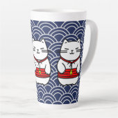 Japanisch Lucky Cat oder Maneki-Neko Milchtasse (Rechte Ecke)