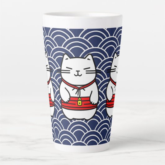Japanisch Lucky Cat oder Maneki-Neko Milchtasse (Vorderseite)