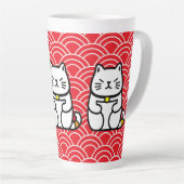 Japanisch Lucky Cat oder Maneki-Neko Milchtasse (Rechte Ecke)