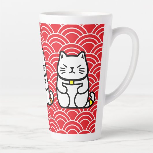Japanisch Lucky Cat oder Maneki-Neko Milchtasse (Rechts)