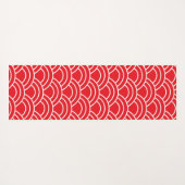 Japanisch Lucky Cat oder Maneki-Neko Yogamatte (Rückseite (Horizontal))