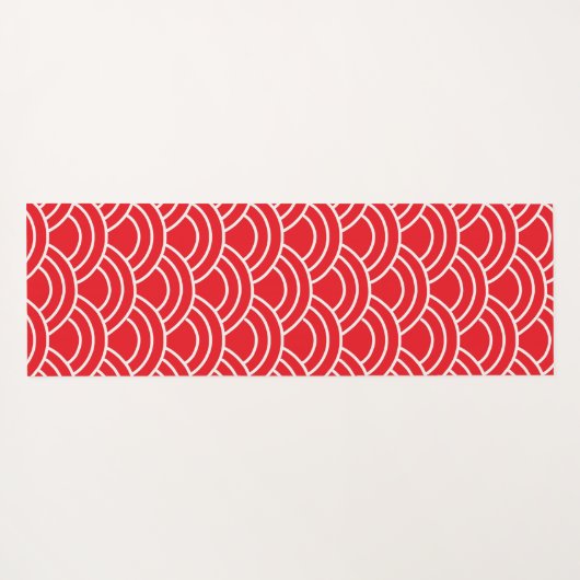 Japanisch Lucky Cat oder Maneki-Neko Yogamatte (Rückseite (Horizontal))