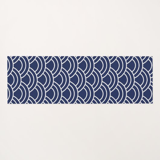 Japanisch Lucky Cat oder Maneki-Neko Yogamatte (Rückseite (Horizontal))