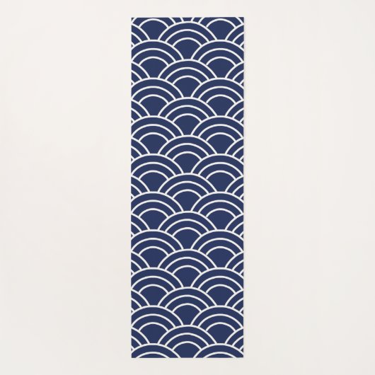 Japanisch Lucky Cat oder Maneki-Neko Yogamatte (Rückseite)