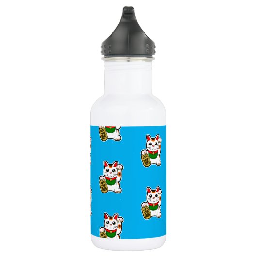Japanisch Lucky Cat Pattern Edelstahlflasche (Rechts)