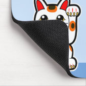 Japanisch Lucky Cat Personalisiert Mousepad (Ecke)