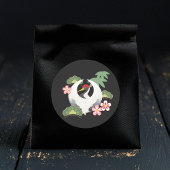 Japanisch Lucky Symbols Feier Runder Aufkleber