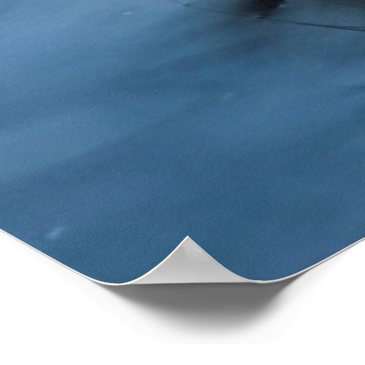 Japanisch Macaque Baby Poster (Ecke)