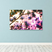 Japanisch Magnolia Canvas Print Leinwanddruck (Insitu (Holzboden))
