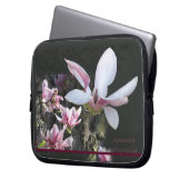 Japanisch Magnolia Laptop Sleeve (Vorderseite Links)