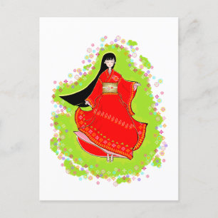 Japanisch Maiko Postkarte
