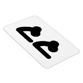 Japanisch Mama マ | Nihongo Language Magnet (Rechte Seite)