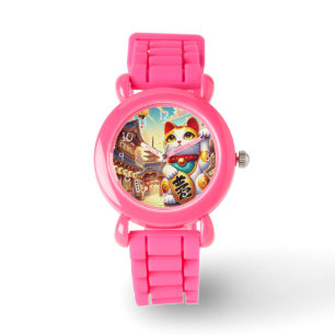 Japanisch Maneki Neko Armbanduhr