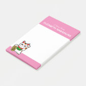 Japanisch "Maneki Neko" Lucky Cat Post-it Klebezettel (angewinkelt)