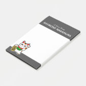 Japanisch "Maneki Neko" Lucky Cat Post-it Klebezettel (angewinkelt)