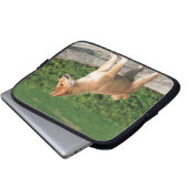 Japanisch Midget Shiba 2 Laptopschutzhülle (Vorne Knopf)