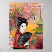 Japanisch mit einer Frau Poster (Vorne)