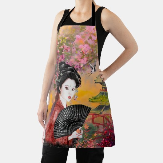 Japanisch mit einer Frau Schürze (InSitu)