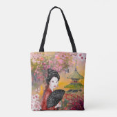 Japanisch mit einer Frau Tasche (Rückseite)