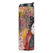 Japanisch mit einer Frau Thermosbecher (Nach links gedreht)