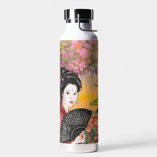 Japanisch mit einer Frau Trinkflasche (Links)