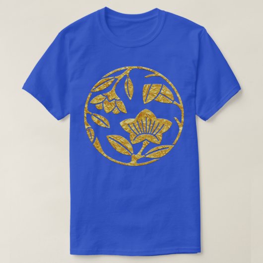Japanisch Mon Kikyo Edamaru T-Shirt (Design vorne)