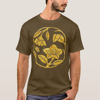 Japanisch Mon Kikyo Edamaru T-Shirt