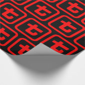 Japanisch Nummer sieben 七 【Nana】 Kanji Geschenkpapier (Ecke)