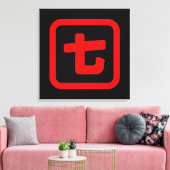 Japanisch Nummer sieben 七 【Nana】 Kanji Leinwanddruck (Insitu (Wohnzimmer))