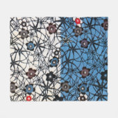 Japanisch Okinawan Dye (Bingata) Fleecedecke (Vorderseite (Horizontal))