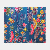 Japanisch Okinawan Dye (Bingata) Fleecedecke (Vorderseite (Horizontal))