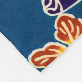 Japanisch Okinawan Dye (Bingata) Fleecedecke (Ecke)