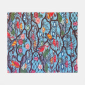 Japanisch Okinawan Dye (Bingata) Fleecedecke (Vorderseite (Horizontal))