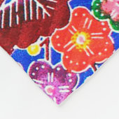 Japanisch Okinawan Dye (Bingata) Fleecedecke (Ecke)