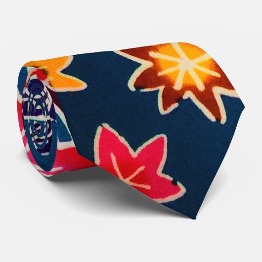 Japanisch Okinawan Dye (Bingata) Krawatte (Gerollt)