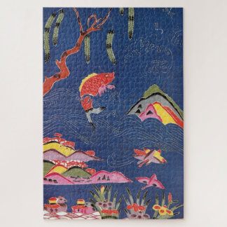 Japanisch Okinawan Dye (Bingata) Puzzle