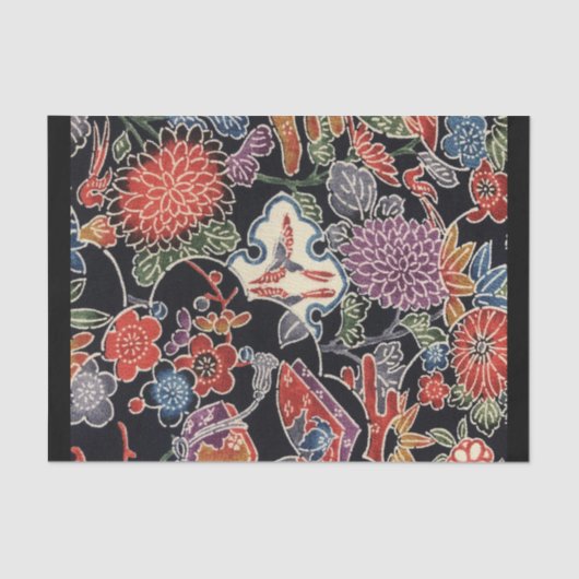 Japanisch Okinawan Dye (Bingata) Seidenpapier (Vorderseite)