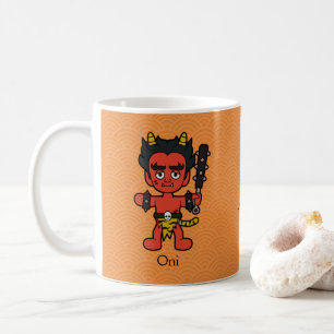 Japanisch Oni: Cartoon Yokai Kaffeetasse