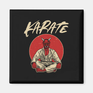 Japanisch Oni Demon - Karate-Geschenk Magnet