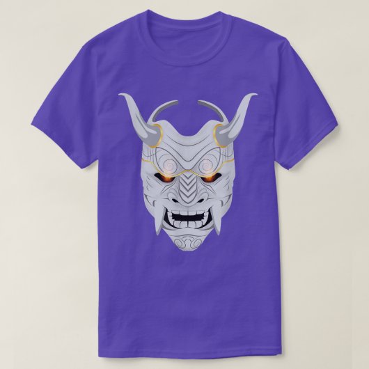 Japanisch Oni Mask Ogre Samurai japan  T-Shirt (Design vorne)
