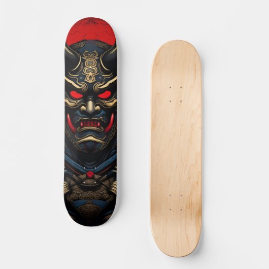 Japanisch Oni Skateboard (Vorderseite)
