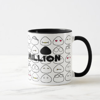 Japanisch Onigiri Fluo Muster Tasse
